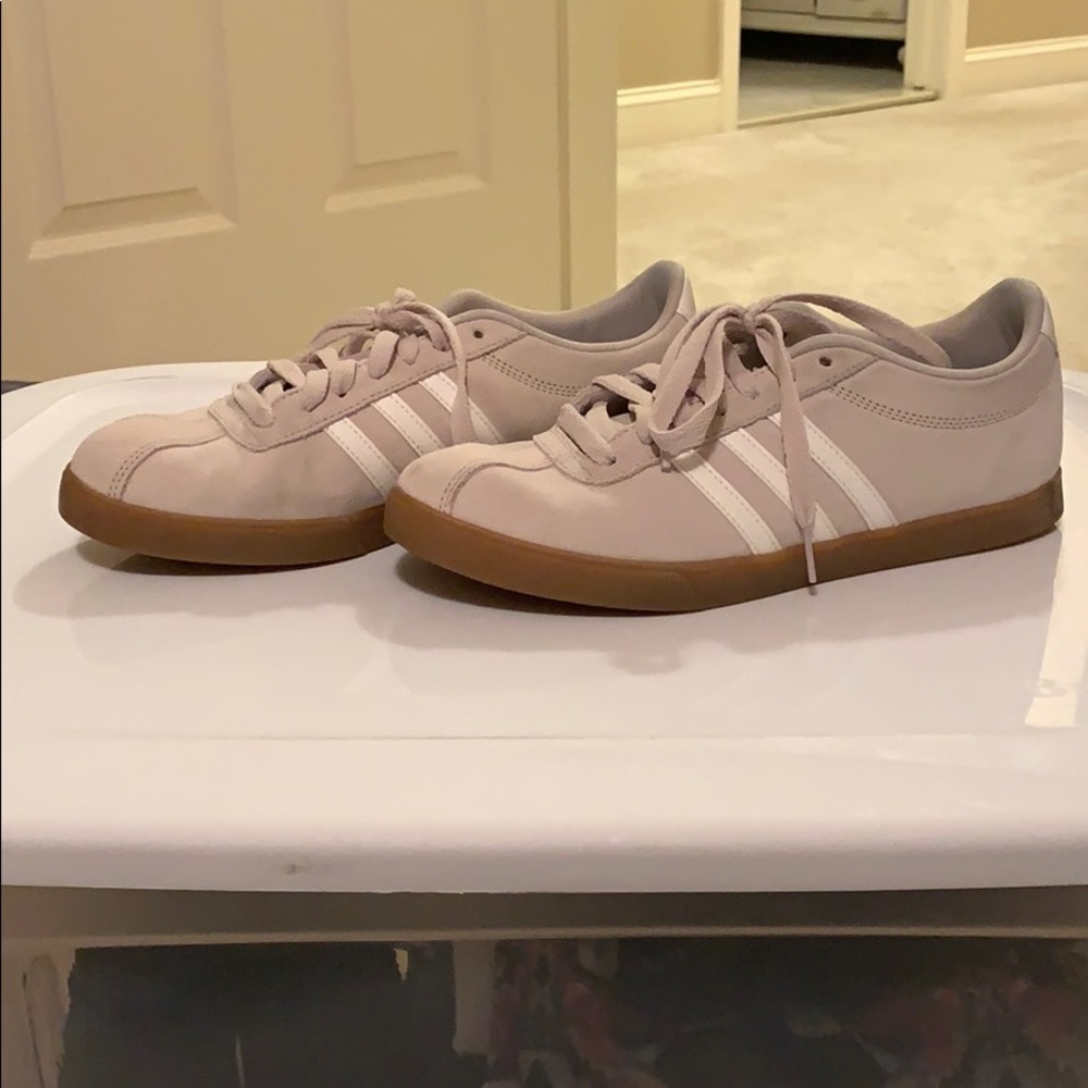 Adidas tan color sneakers